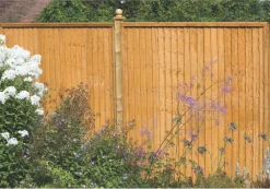 Forest Closeboard Fence Panels Golden Brown 6 X 3&apos; Pack Of 5 -Cheap Garden Spreader Store 9344X A2