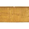 Forest Closeboard Fence Panels Golden Brown 6 X 3&apos; Pack Of 6