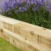Forest Sleeper Borders Pressure-Treated 1.2m 2 Pack -Cheap Garden Spreader Store 9705J P