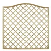 Forest Hamburg Lattice Curved Top Garden Screens 6 X 6&apos; 6 Pack -Cheap Garden Spreader Store 98954 P