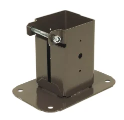 Sabrefix Bolt-Down Post Supports 75 X 75mm 2 Pack